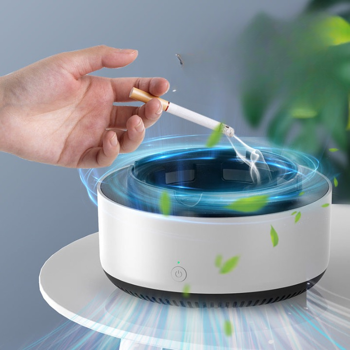 Creative ashtray high-value home car smart second-hand smoke purifier bar KTV office can be wholesale