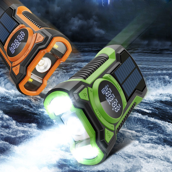 Waterproof hand crank emergency radio multifunctional solar bluetooth speaker portable combat readiness radio 50