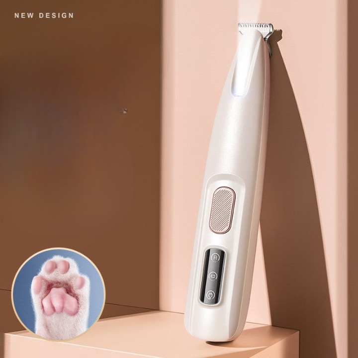 Pet foot shaver cat shaving trimmer dog foot trimmer electric hair clipper with light
