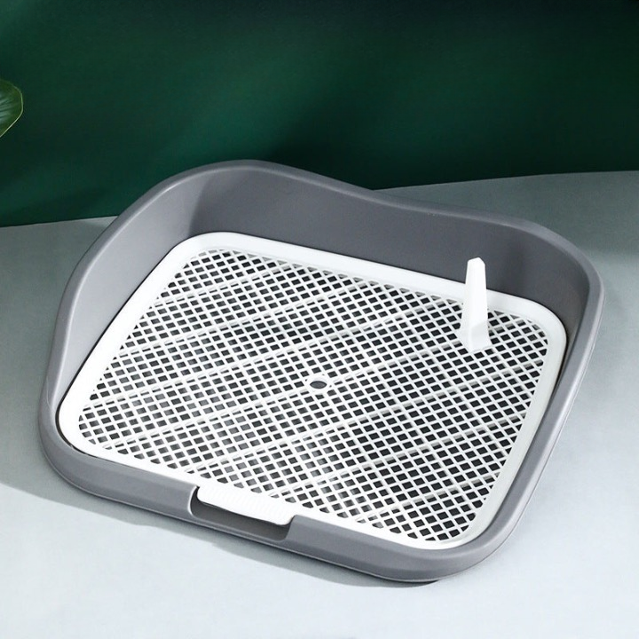 Dog toilet, dog litter box, high and low fence to prevent stepping on feces and urine, pet dog toilet, small and medium-sized dog potty