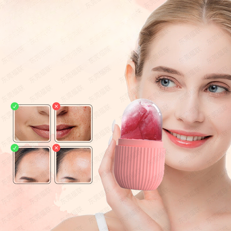 capsule face pack ice tray pore shrink ice face beauty products ice compress arm cooling ice roller