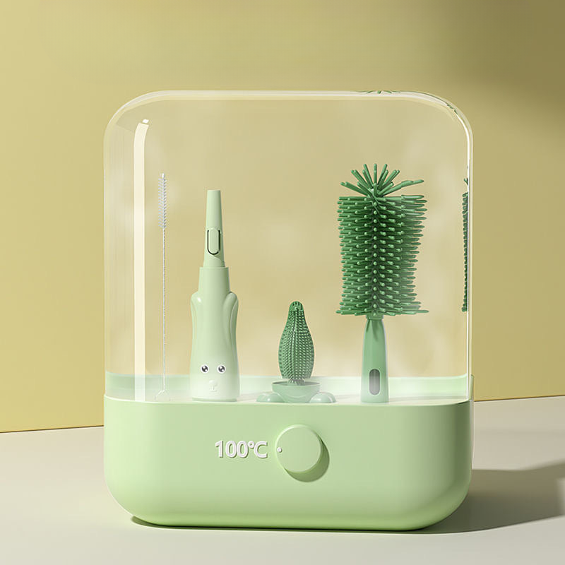 Baby Silicone Bottle Brush Set Three-in-One Straw Brush Multi-function Cleaning Brush Portable Pacifier Brush