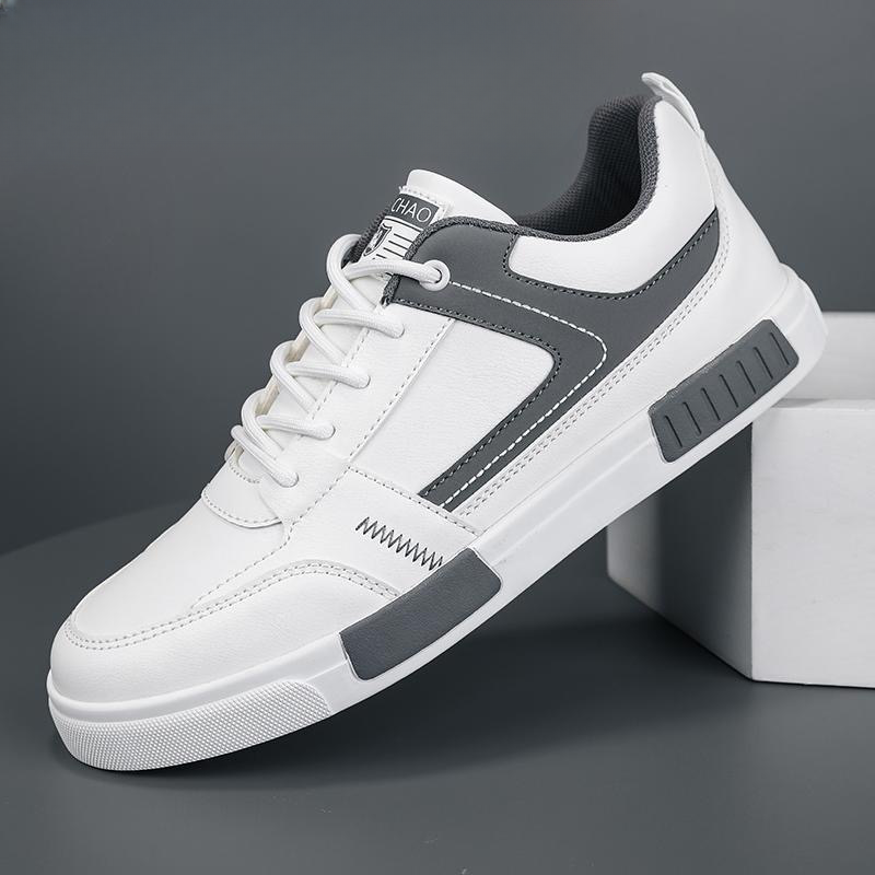 Men's shoes spring new breathable white shoes male students trendy all-match cloth shoes men's flat casual sneakers men