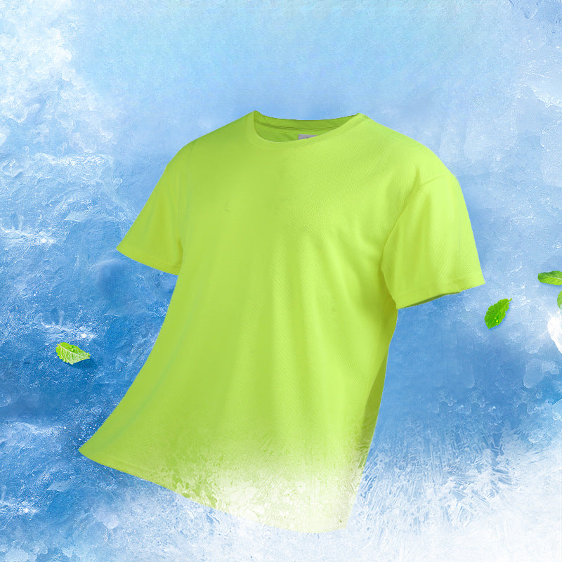 European size short-sleeved T-shirt advertising shirt digital printing embroidered logo perspiration breathable sports quick-drying outdoor clothing manufacturers
