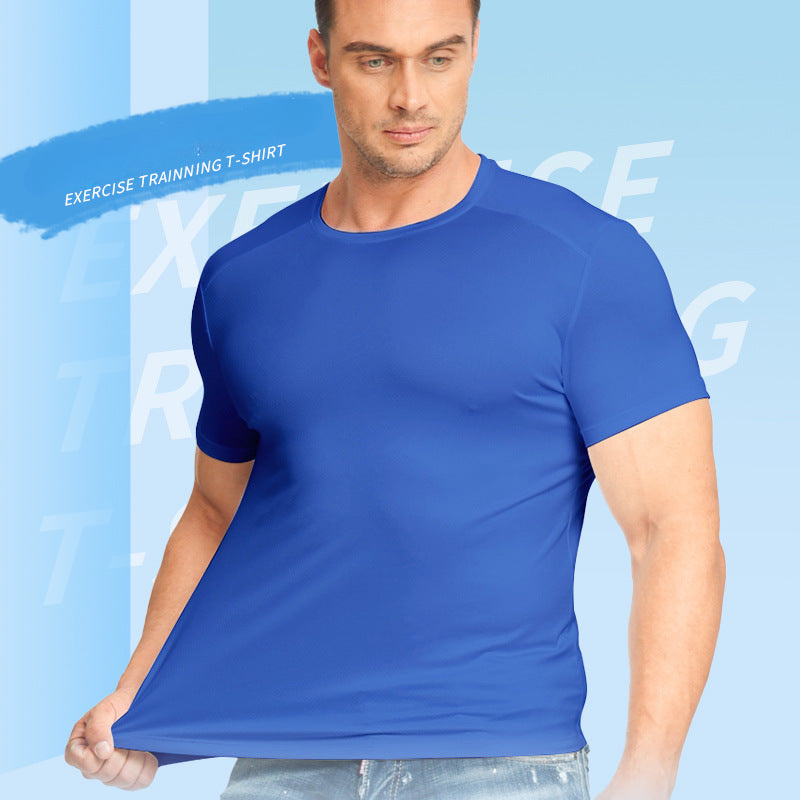 European size short-sleeved T-shirt advertising shirt digital printing embroidered logo perspiration breathable sports quick-drying outdoor clothing manufacturers
