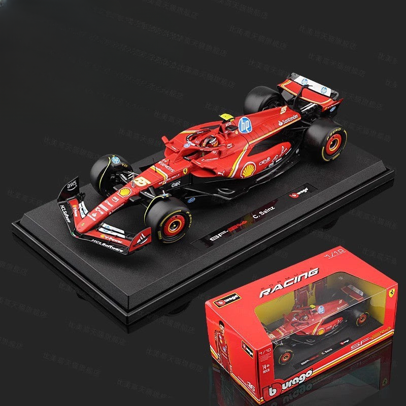 burago Bimeigao 1:18 Formula SF24 simulation alloy F1 racing car model Ferrari car
