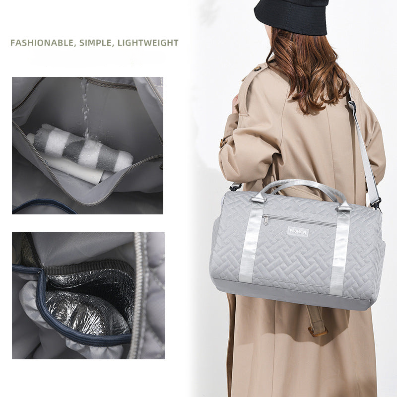 New fashion mother and baby travel bag two-piece multifunctional mother and baby bag large size portable travel bag