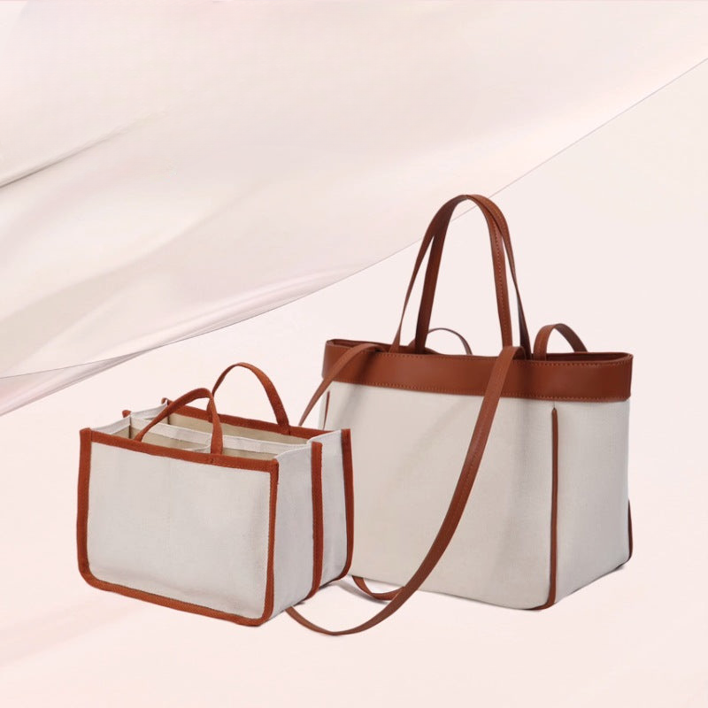 New style mother and child two-piece set high-value multifunctional mother and baby bag for going out and commuting portable mother bag