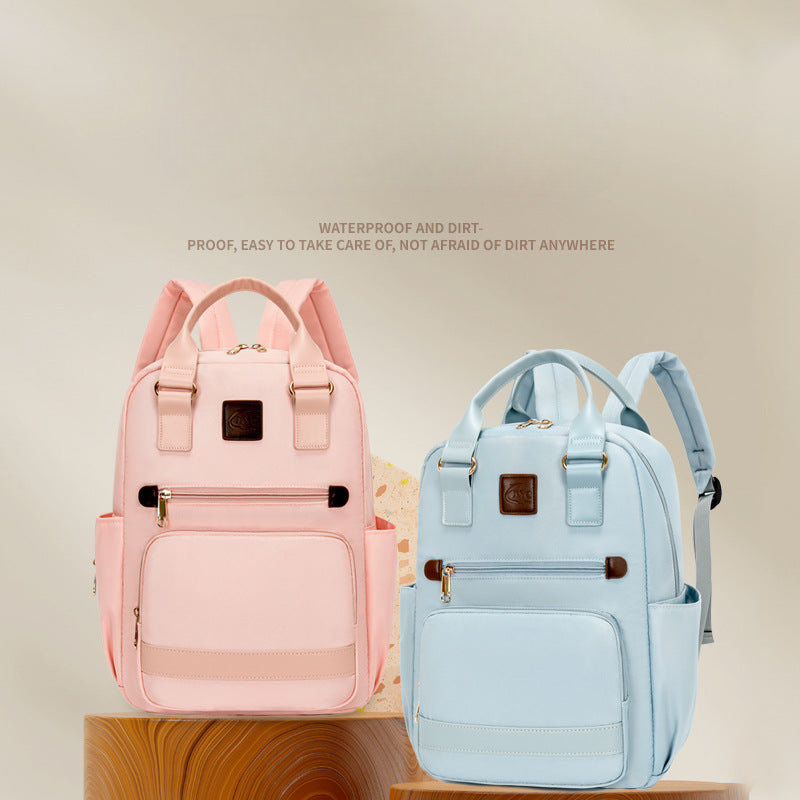 Mommy bag new nylon dry and wet separation multifunctional mother and baby bag commuting water-proof ladies backpack