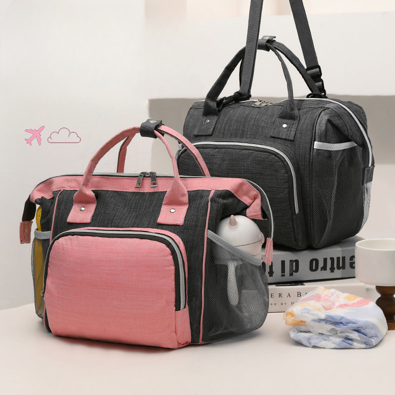 Cross-border mommy storage bag insulation bag mother and baby milk refrigeration bag handheld shoulder bag large capacity bottle storage bag