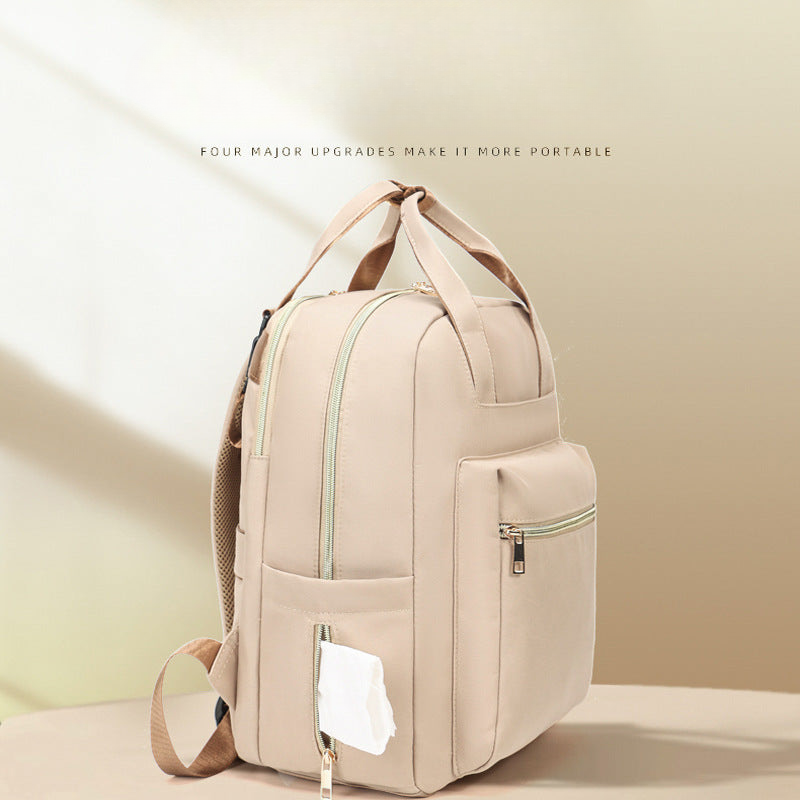 Spring mommy bag new high quality fashion large capacity mother and baby bag for going out with baby multi-pocket backpack mommy bag