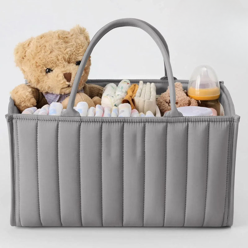 Large capacity maternal and child supplies diaper storage bag fashionable multifunctional diaper bag easy to fold mommy bag storage