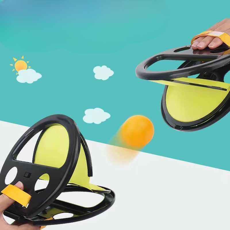 Popular hand-held racket outdoor sports and fitness hand-throwing ball throwing and catching parent-child outdoor elastic hand-held racket