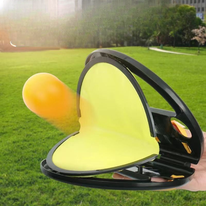 Popular hand-held racket outdoor sports and fitness hand-throwing ball throwing and catching parent-child outdoor elastic hand-held racket