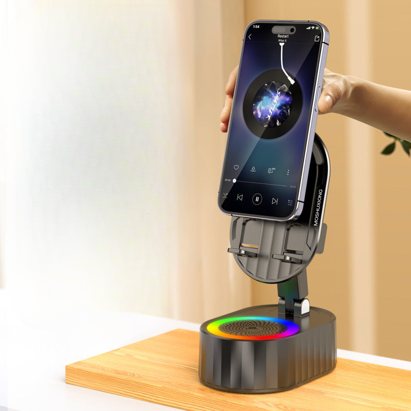 Smart sensor bracket audio home wireless Bluetooth speaker office vertical tablet stand charging five-in-one
