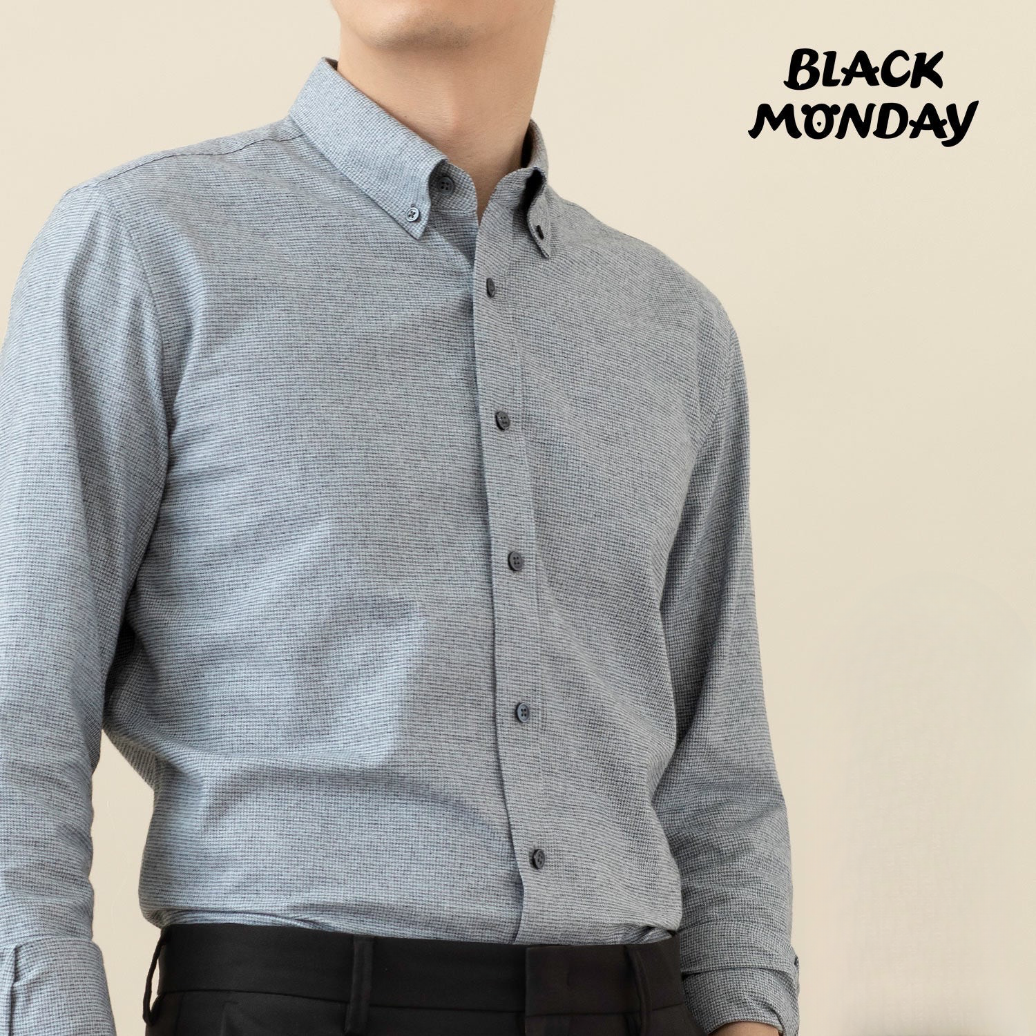 2025 autumn and winter new pure cotton brushed flannel shirt men's long-sleeved shirt long-staple cotton business casual shirt