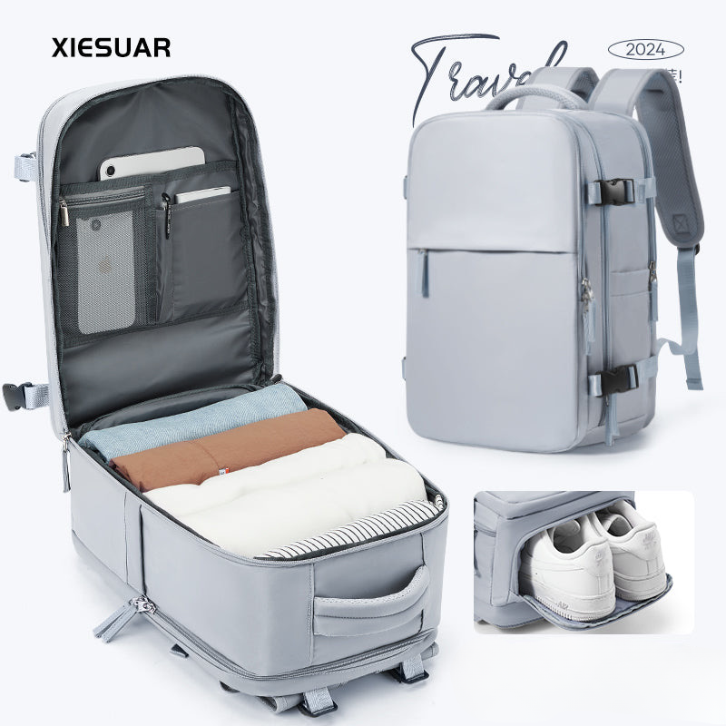 Men's travel backpack large capacity business travel bag lightweight college student commuter computer backpack