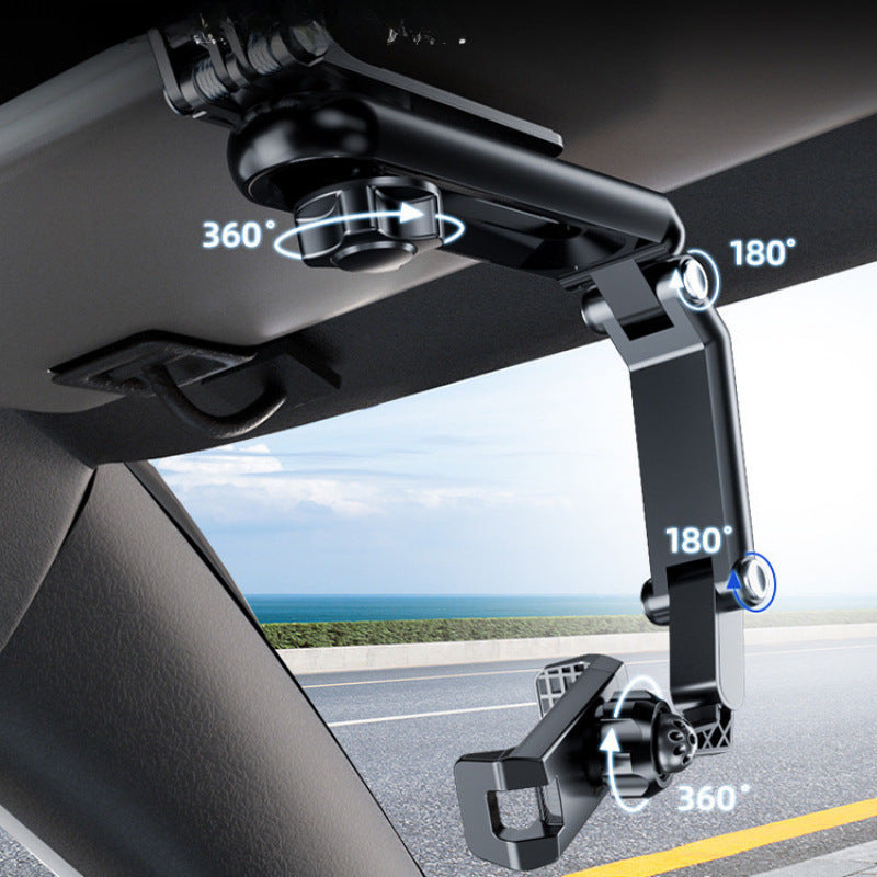 Cross-border temu labeling sun visor navigation phone holder direct view car universal navigation holder