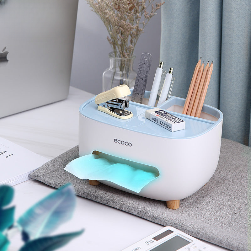 Paper box home living room office coffee table creative Nordic light luxury multi-function remote control desktop storage tissue box