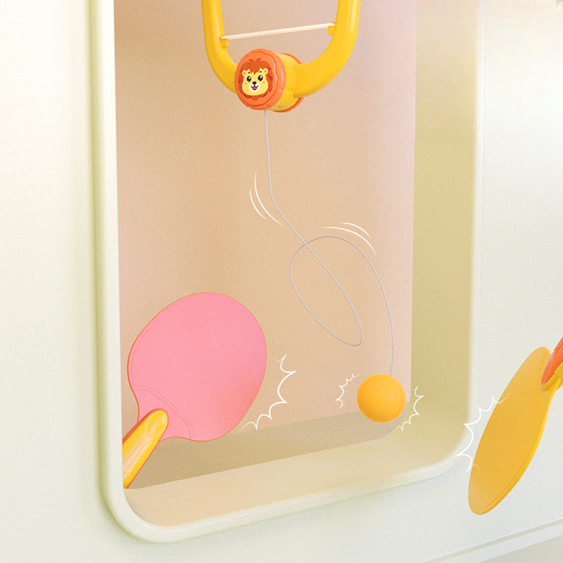 New hanging table tennis indoor training device parent-child interactive vision puzzle science and education children's toys wholesale