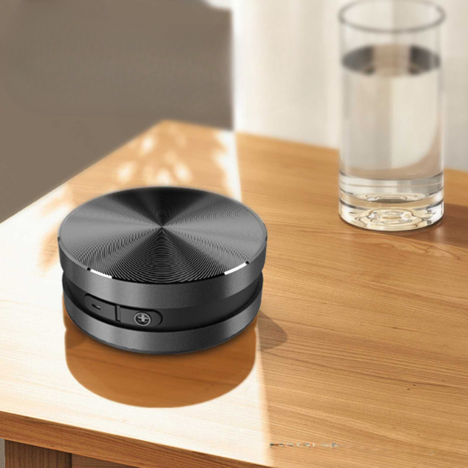 Cross-border metal waterproof bone conduction Bluetooth speaker portable magnetic small resonance mini speaker creative gift