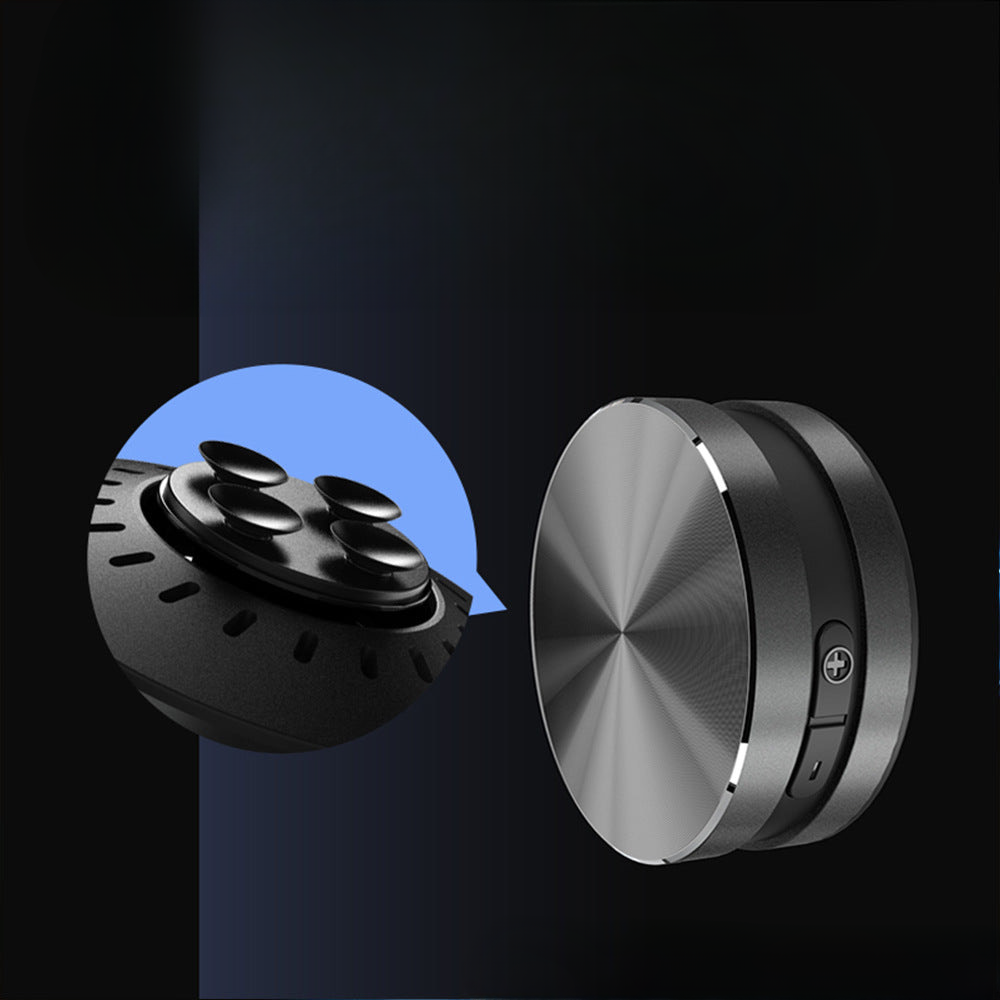 Cross-border metal waterproof bone conduction Bluetooth speaker portable magnetic small resonance mini speaker creative gift