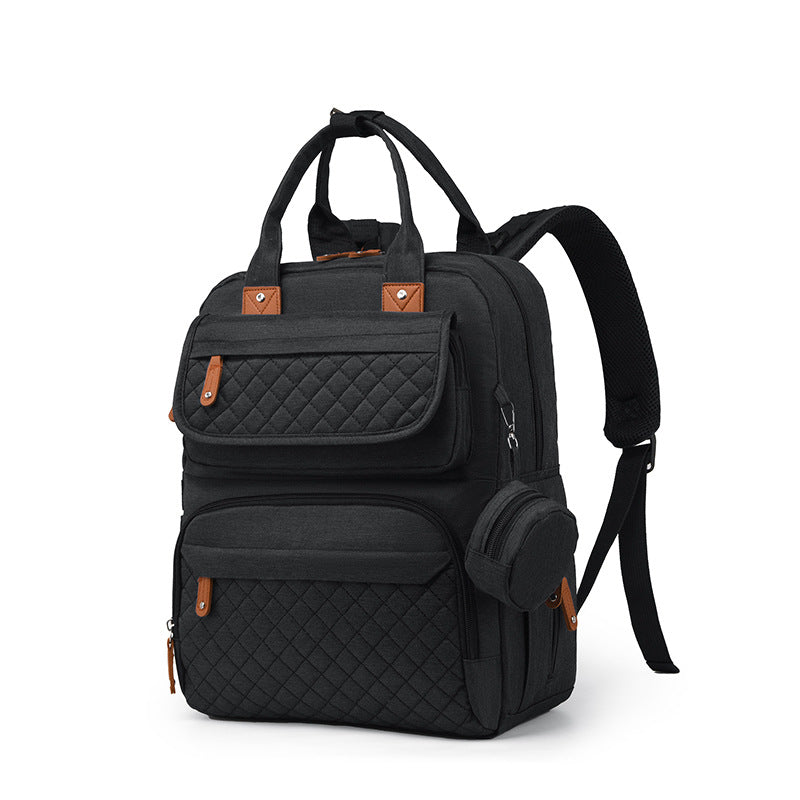 hot selling mommy bag European and American fashion multi-pocket portable mother and baby bag for going out large capacity lightweight mommy bag
