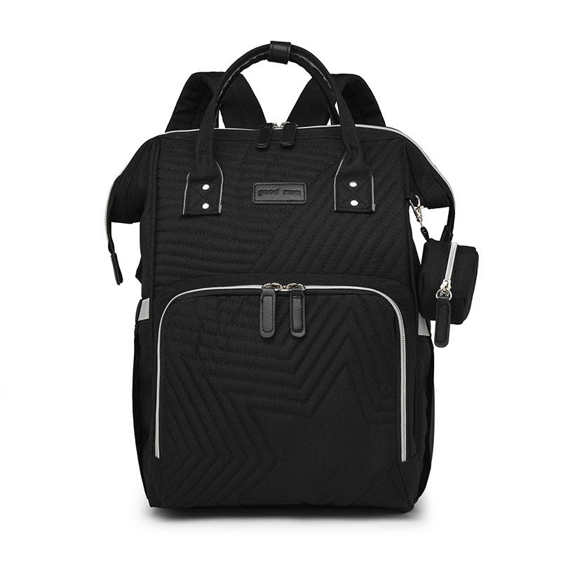 Cross-border mommy bag new European and American style fashionable multifunctional mother and baby bag hot sale large capacity mommy bag