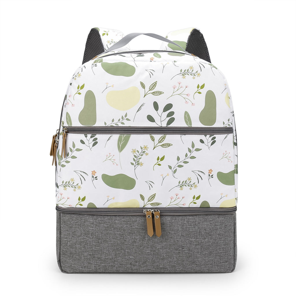 Mother and baby travel mommy bag outdoor dining baby food fresh-keeping backpack milk storage mommy bag