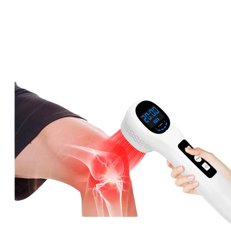 Portable handheld red light device assisted infrared therapy device 12 650nm 5 808nm therapy lamps cross-border