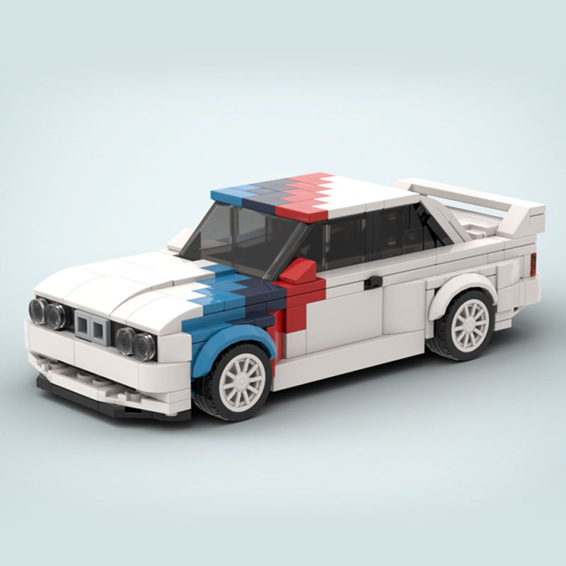 MOC building blocks compatible with Lego 53544 white BMW M3 E30 puzzle assembly gift racing DTM three colors