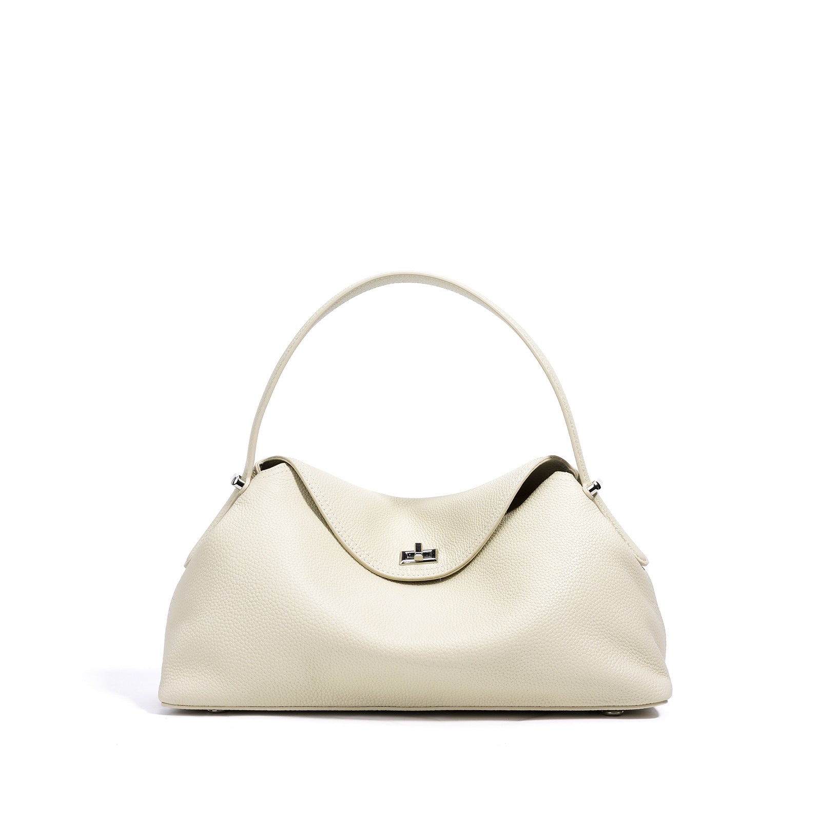 2025 spring new shoulder messenger bag handbag advanced simple fashion all-match bag first layer cowhide genuine leather