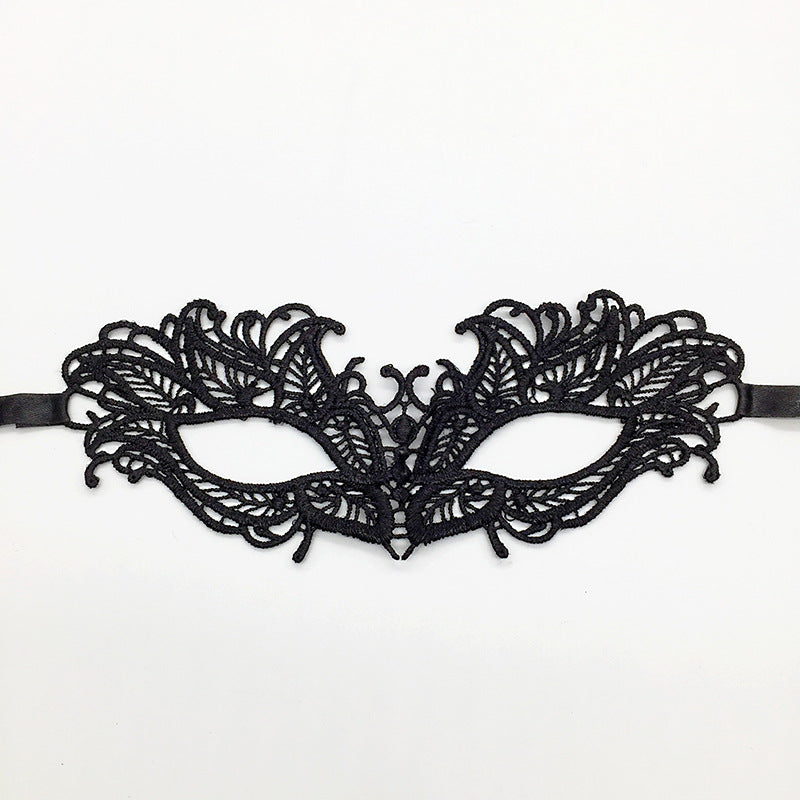 Cross-border exclusive masquerade party lace mask Christmas Halloween fun unshaped eye mask supplies