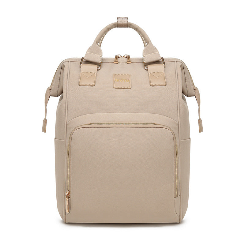 Mommy bag new Oxford cloth simple and stylish multifunctional mother and baby bag for going out light double back large capacity mommy bag