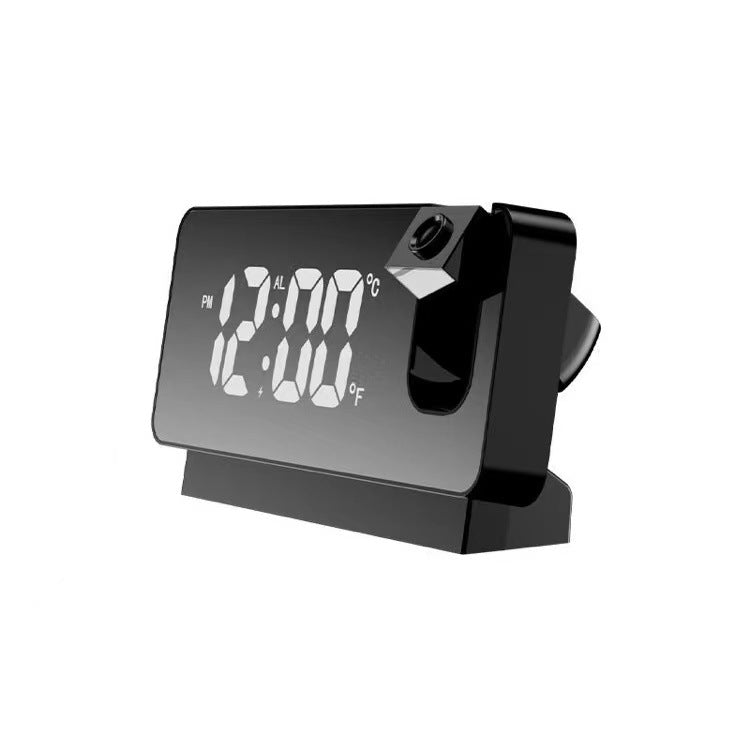 Full-function projection alarm clock smart new creative luminous clock bedroom large screen digital projection wall clock ceiling