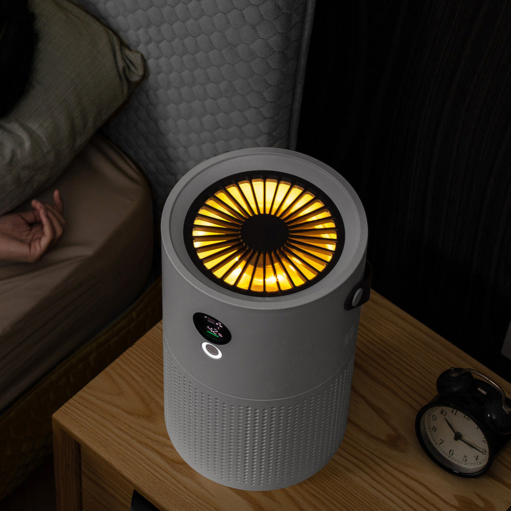 The new AP01 negative ion air purifier can be used as a deodorizing and formaldehyde-removing air freshener for bedrooms.