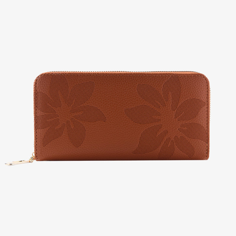 ladies wallet female high-end long clutch bag single zipper large capacity coin purse mobile phone bag horizontal version