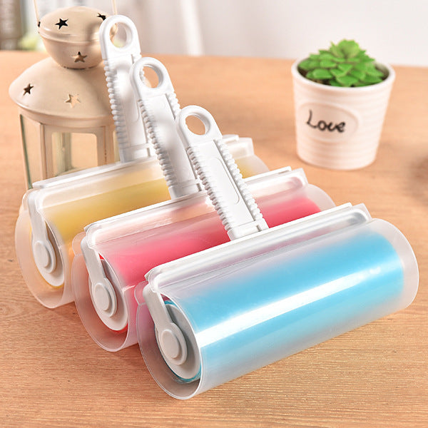 Washable roller lint remover with lid, portable dust remover for clothes, carpet and bed sheets, dust remover