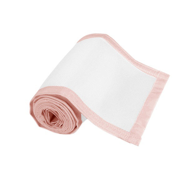 4 baby crib guardrails summer breathable skin-friendly sandwich lengthened heightened