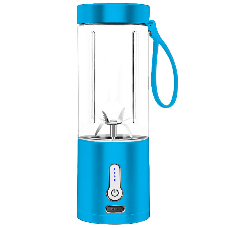 New Juicer Cup Hand Crank Juicer Fruit Food Processor Portable Juicer Electric Blender