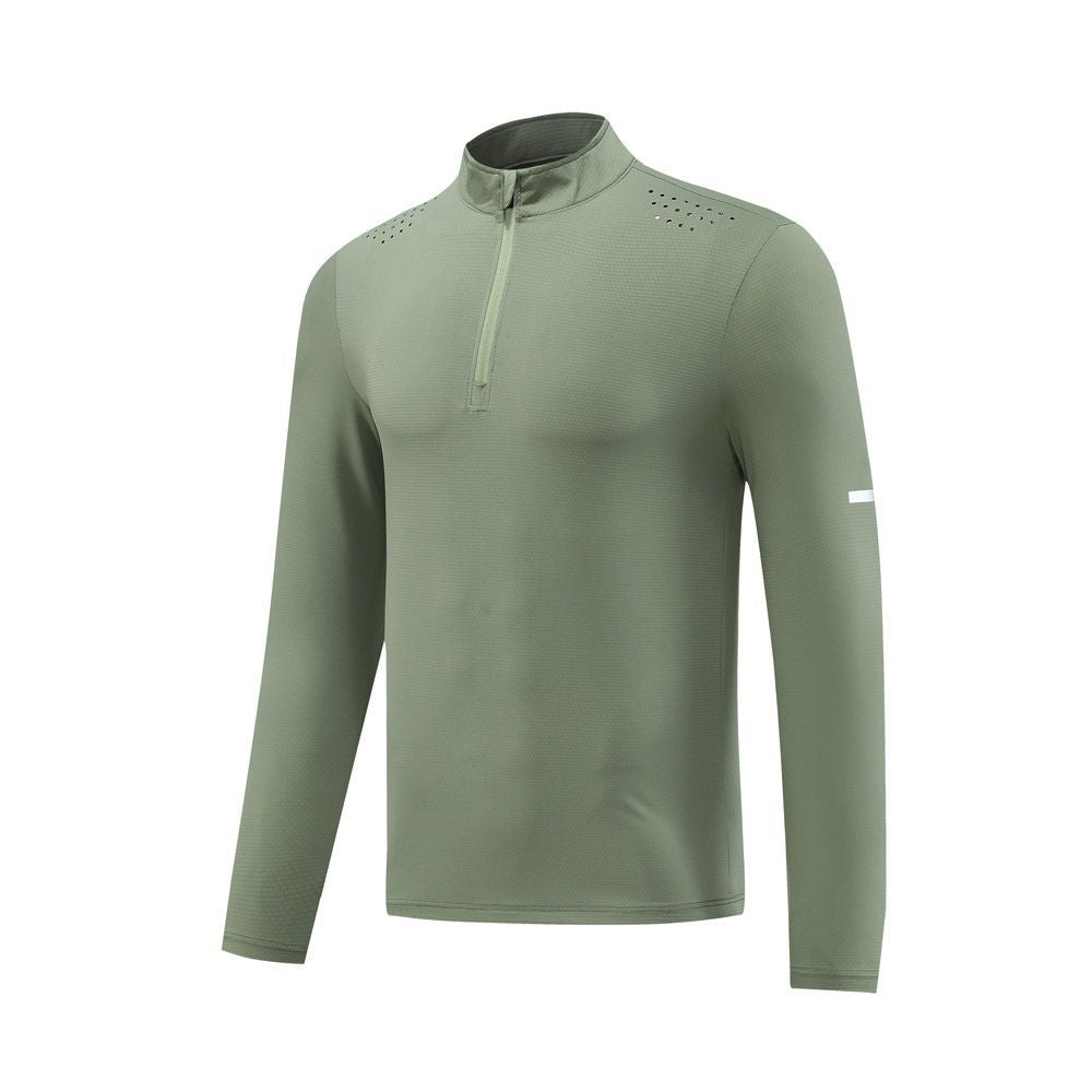 Autumn and winter fitness tops basketball training running quick-drying clothes leisure outdoor elastic quick-drying sports T-shirt long sleeve men