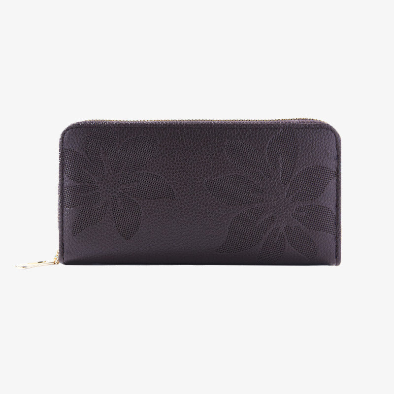 ladies wallet female high-end long clutch bag single zipper large capacity coin purse mobile phone bag horizontal version