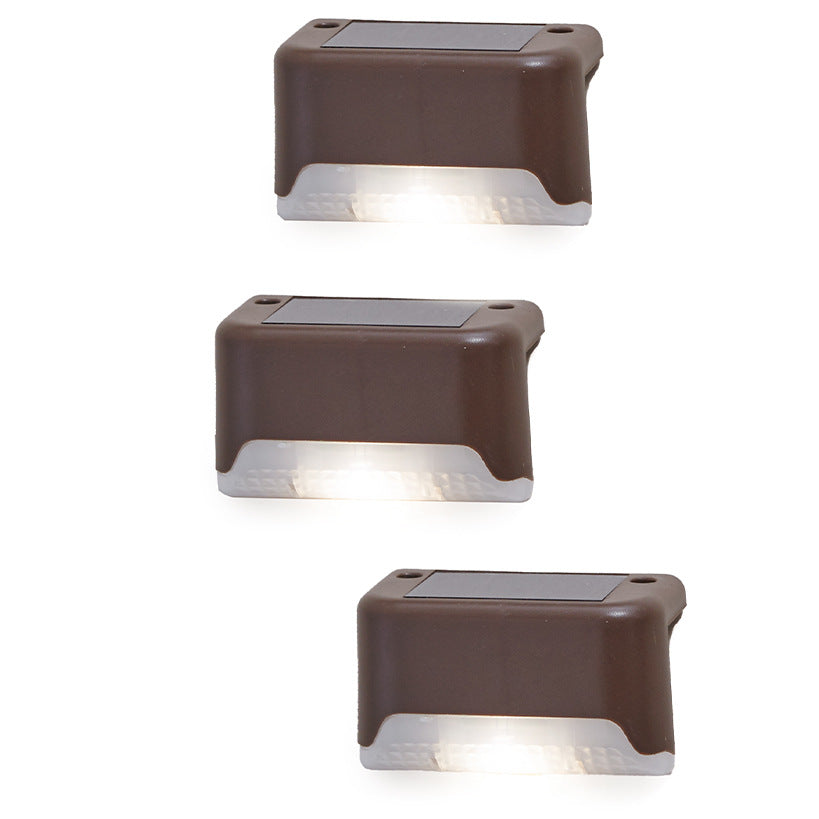 Hot selling solar step lights, waterproof garden lights, decorative wall lights, railings, staircase lights, source factory