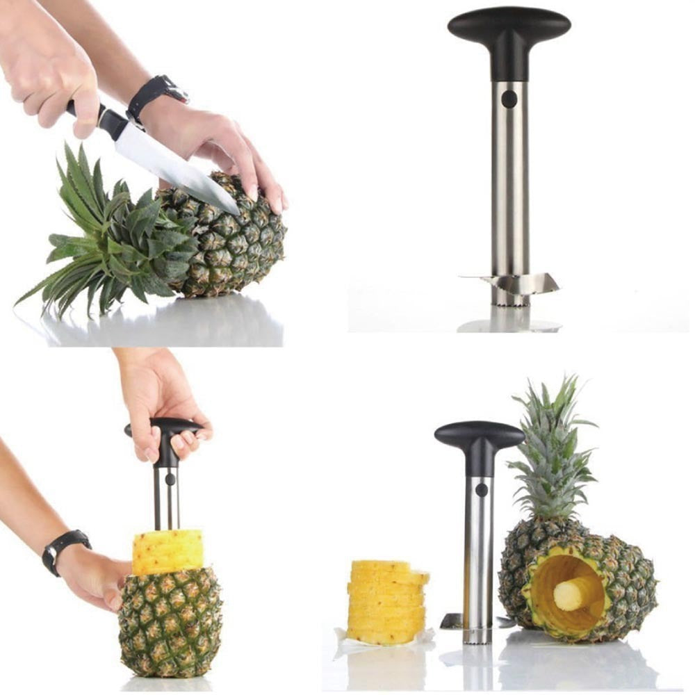 Cross-border hot selling pineapple peeler corer pineapple knife pineapple cutter corer kitchen fruit core separator