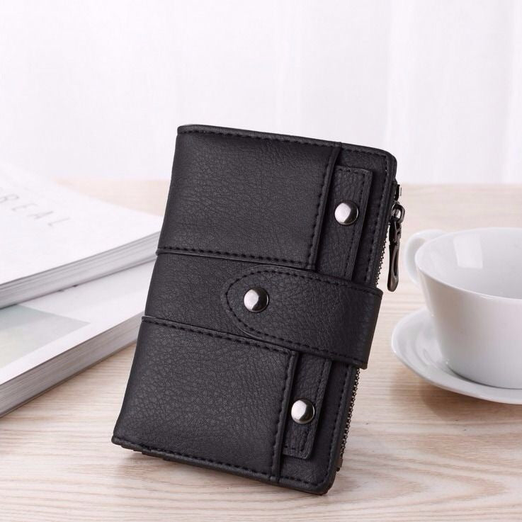 Manufacturers wholesale wallet women short coin purse new style Japanese and Korean small fresh multifunctional card holder buckle women's wallet