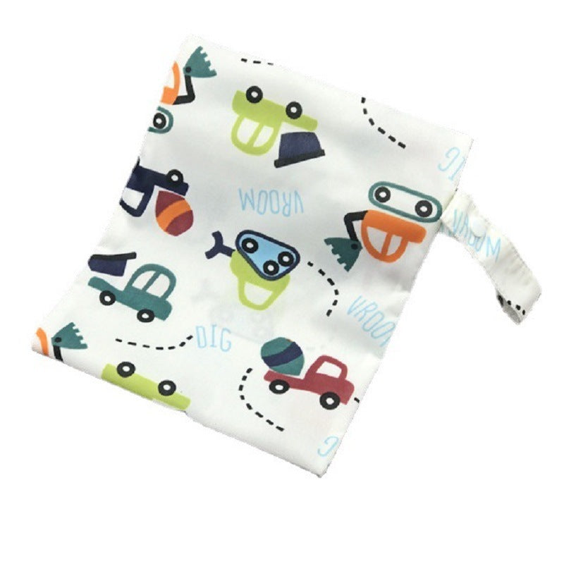 Dulaiduwan maternal and child supplies washable baby stroller diaper storage hanging waterproof bag baby diaper bag for going out