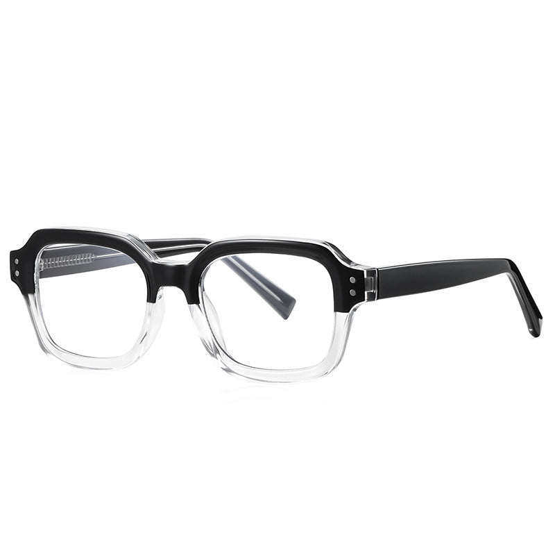 New men's anti-blue light glasses 2190 square frame TR90 retro British style optical frame spot European and American style frame
