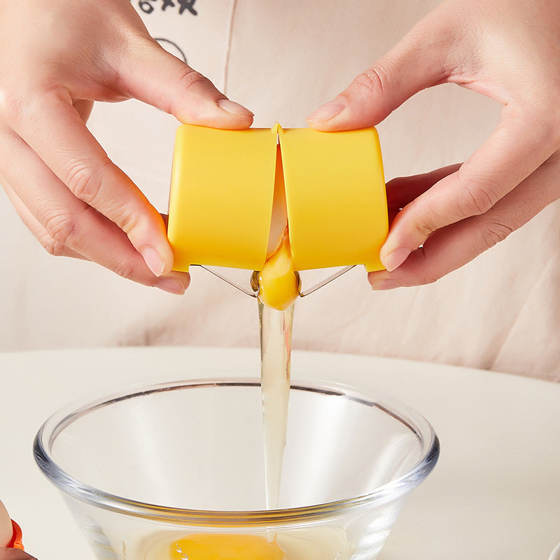 Manufacturer's spot egg shell opener portable kitchen mini egg opener anti-crumb egg beater sheller