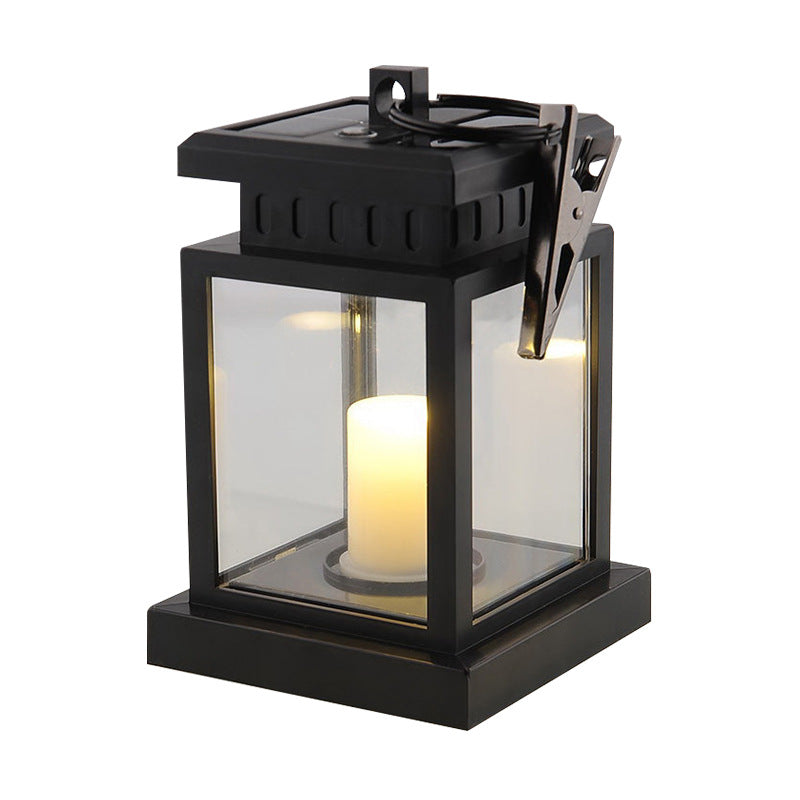 Cross-border outdoor solar garden light decorative atmosphere light solar light portable lamp hanging lamp dual-purpose garden light