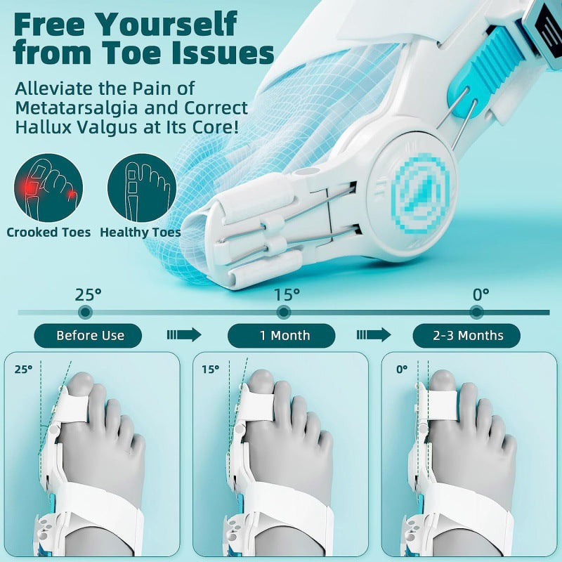 Enhanced version of the foot cover SEBS hallux valgus corrector female day and night with big toe cover male toe separator foot cover